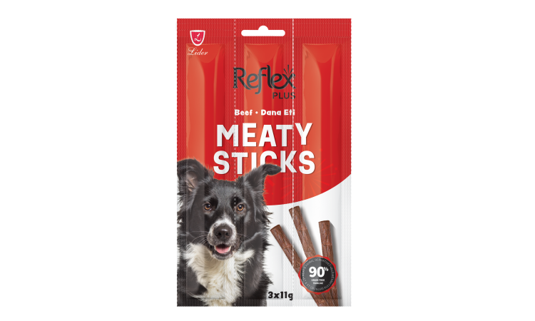 REFLEX PLUS 3'LÜ STİCK KÖPEK BİFTEKLİ